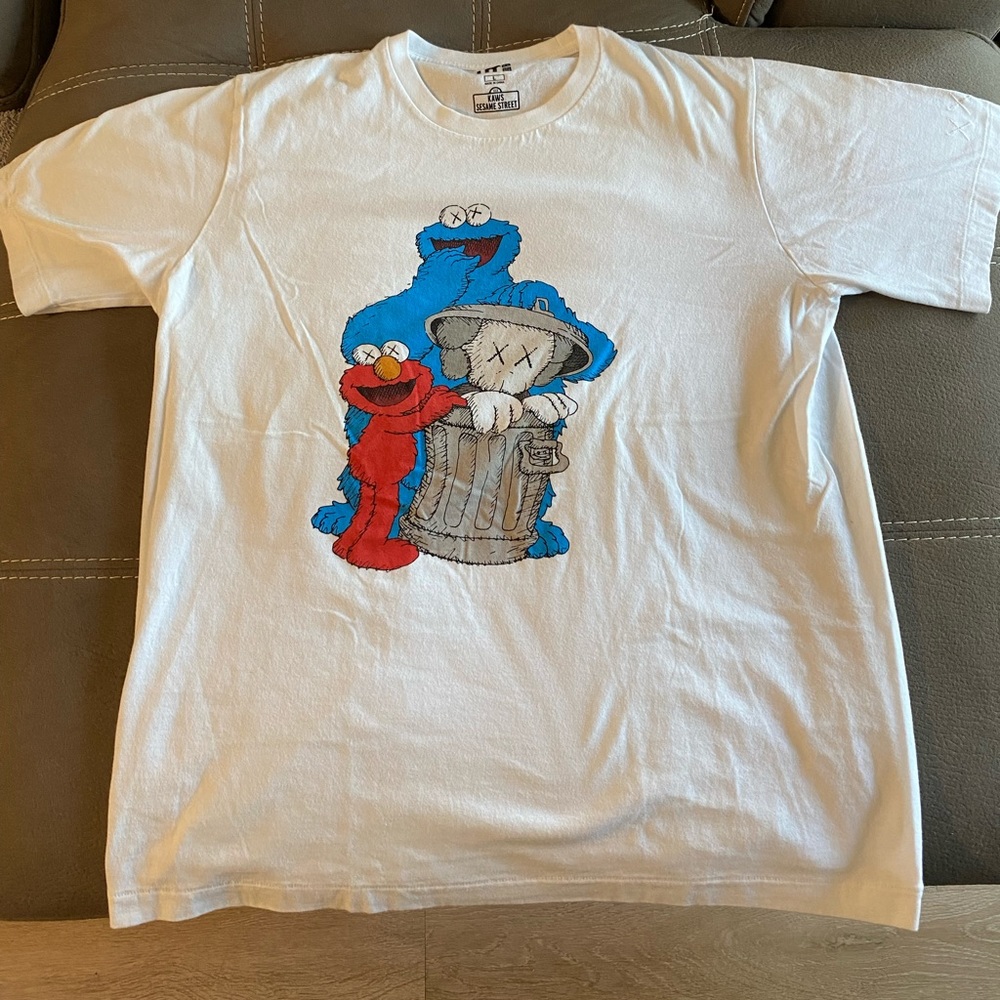KAWS X UNIQLO X SESAME STREET T Shirt